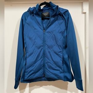 Athleta Women's Quilted Inlet Jacket Blue Size M